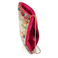 Meadow Ditsy Floral Multi Color Beaded Crossbody Phone Bag
