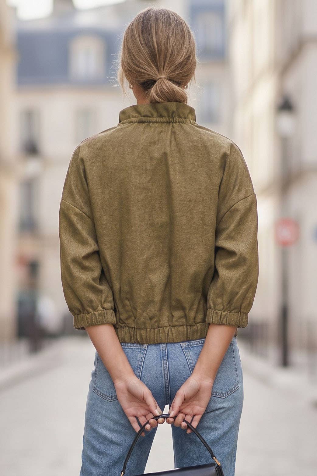 Bianca Denim Zip Up Jacket