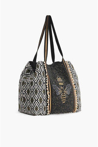 Beaded Queen Bee Tote