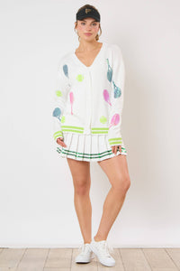 The Ace Tennis Sequins Knit Cardigan