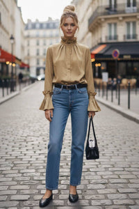 Demi Ruffle Sleeve Blouse