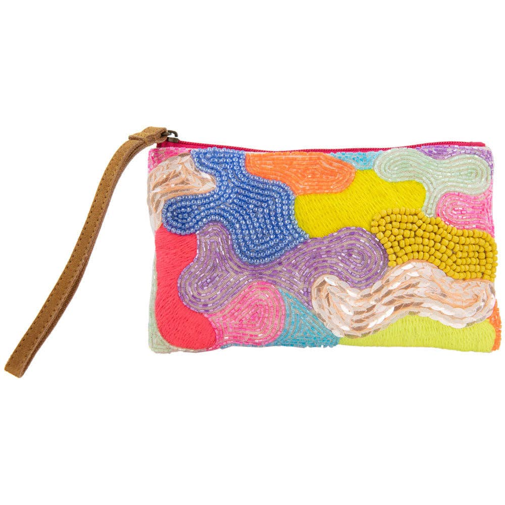 Sequin wristlet sale