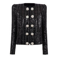 The Terese Sequin Diamond Jacket