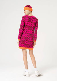 The Joyful Jacquard Sweater Dress