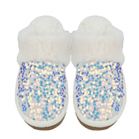 Girls Day Out Sequin Slippers
