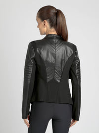Drape Front Jacket - Black JLS
