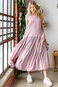 The Sonia Washed Balloon Skirt Dress