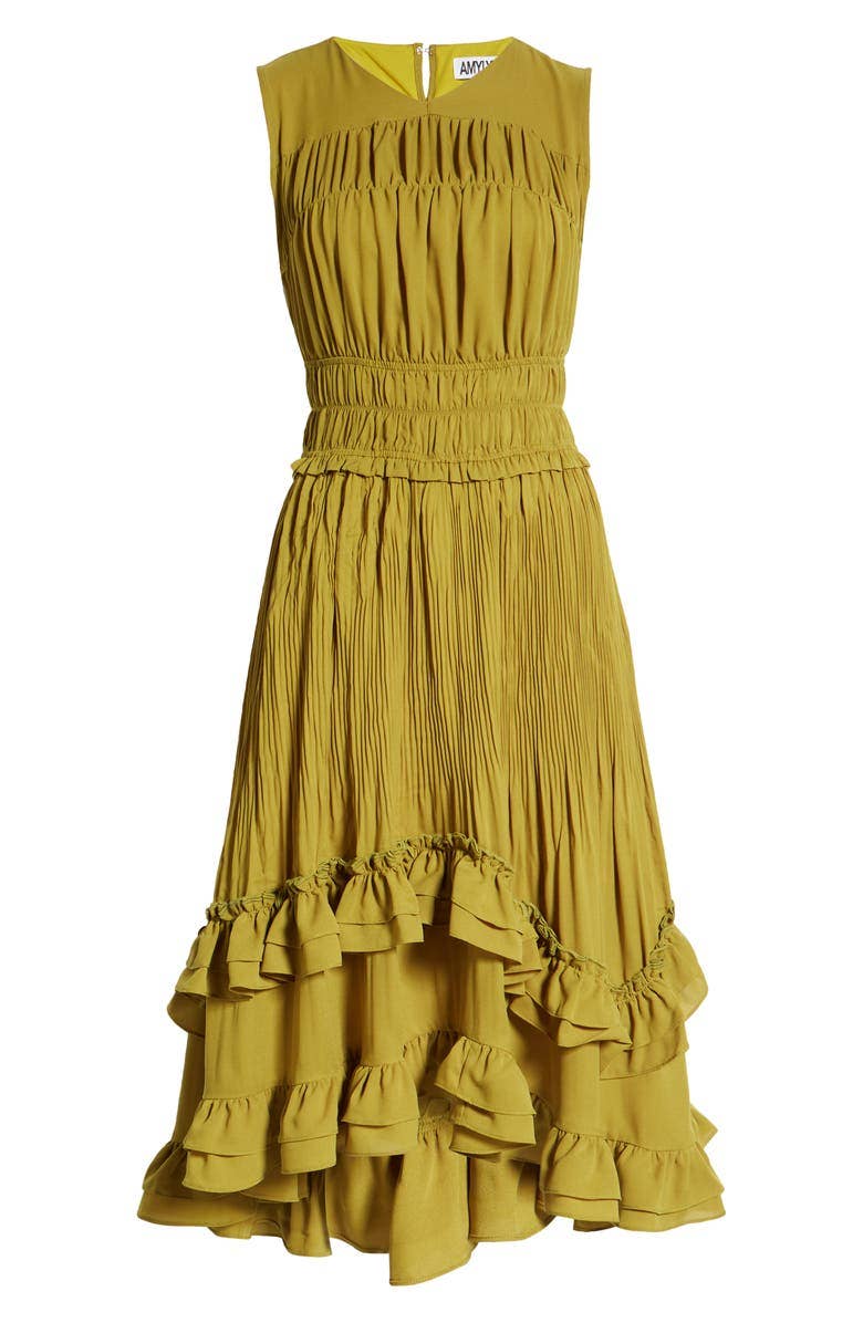 The Libby Ruched Tea Dress