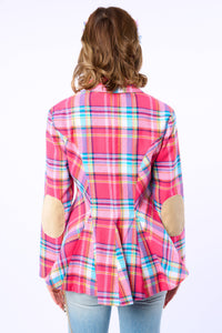 The Dulce Plaid Blazer