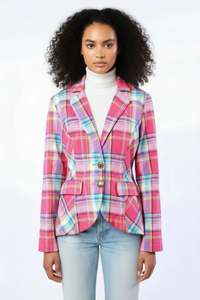 The Dulce Plaid Blazer