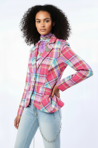 The Dulce Plaid Blazer