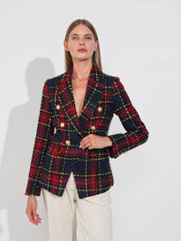 The Red Plaid Blazer