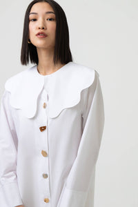 The Wendy Wide Collar Poplin Shirt