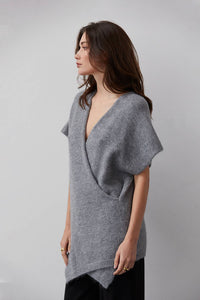 The Celeste Cross Over Tunic Sweater