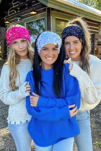 Girls Day Out Sequin Headband Wrap