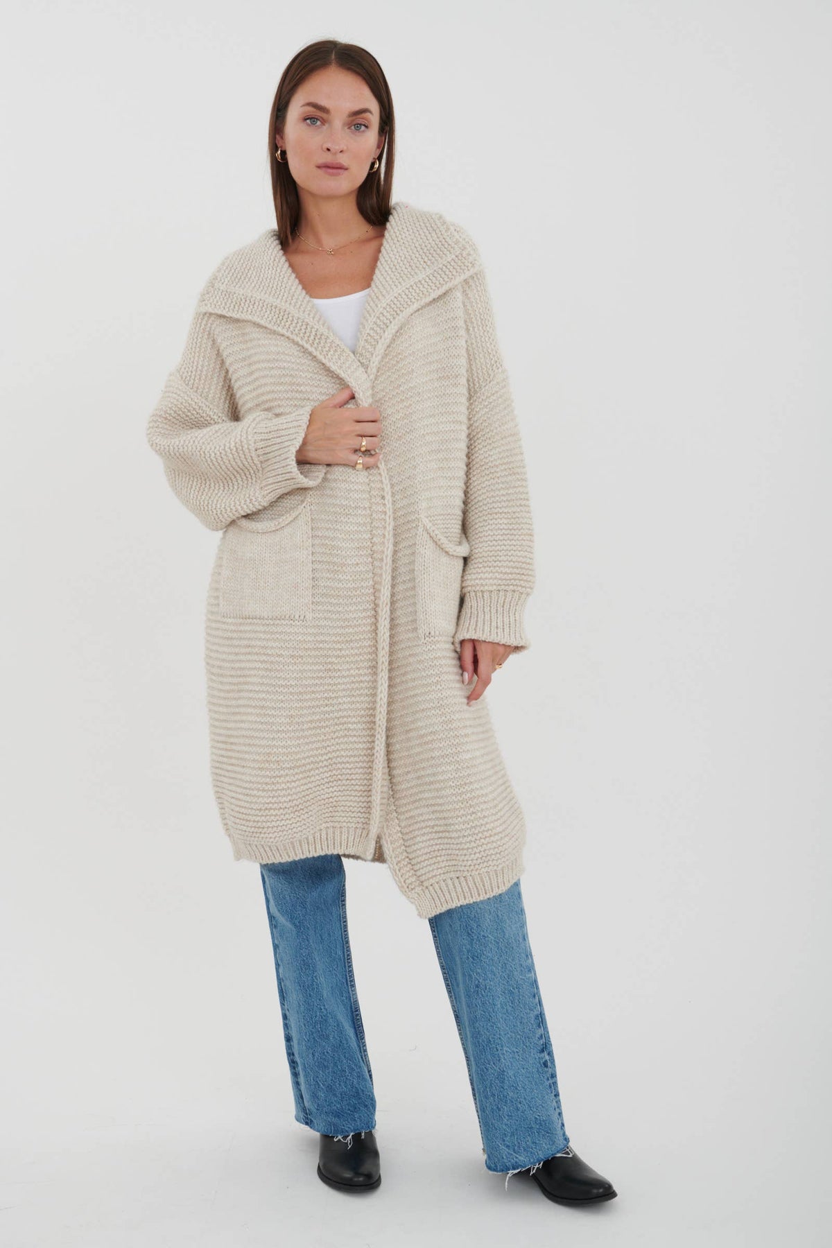 The Winter Solace Knit Coat