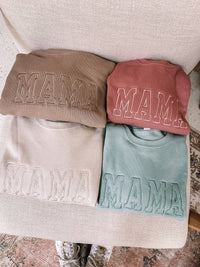 Our Embroidered MAMA Sweatshirt