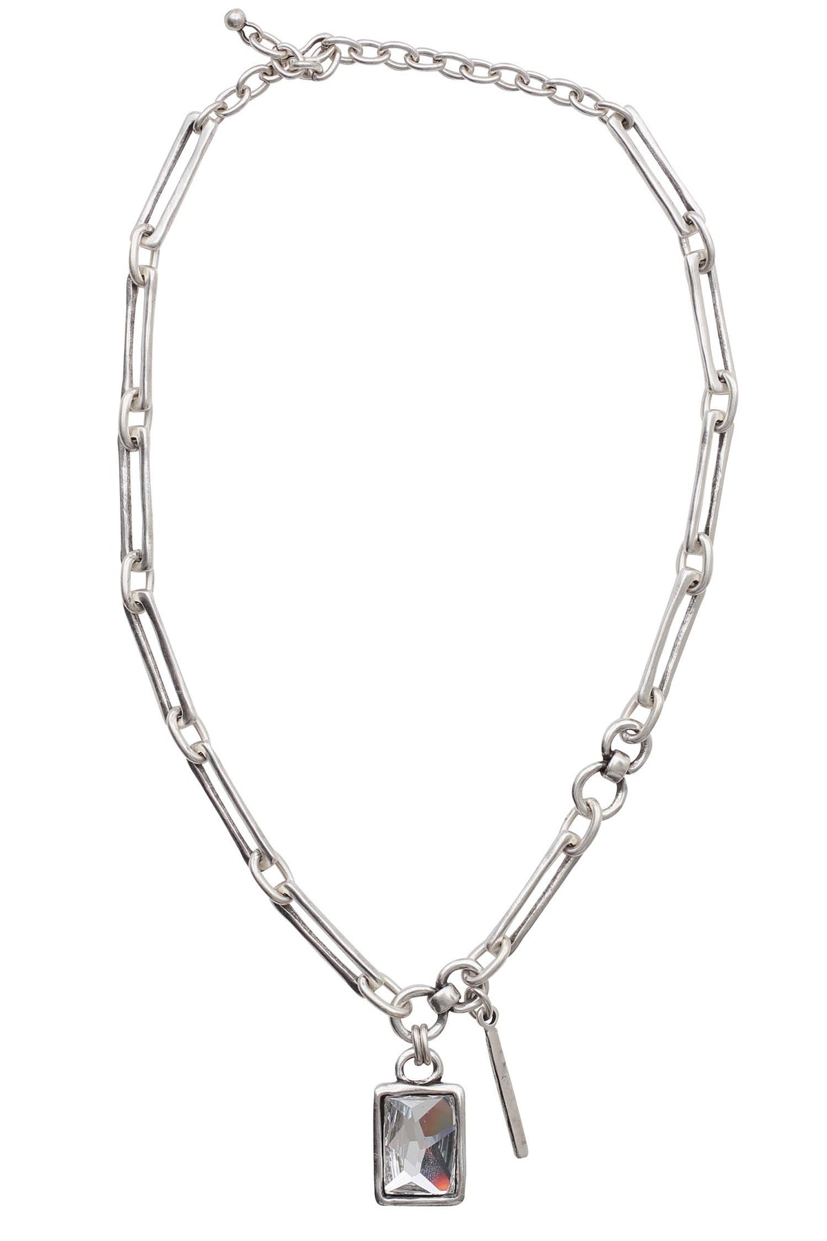 A Beautiful Entwined Crystal Necklace