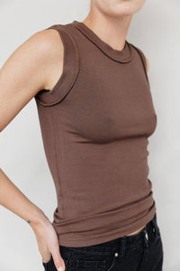 The Julia Top | Modern Ribbed Tank